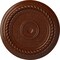 Ekena Millwork Alexandria Rope Medallion (Canopies up to 4 5/8"), 19 5/8"OD x 1 1/2"P, Burnished Mahogany Crackle CM18ALBMC - alternate 1